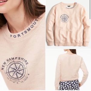 J.Crew Portsmouth NH Sweatshirt EUC